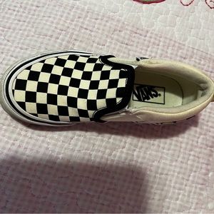 Black and white vans